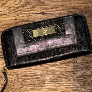 Kate Landry Black and Gold Wallet